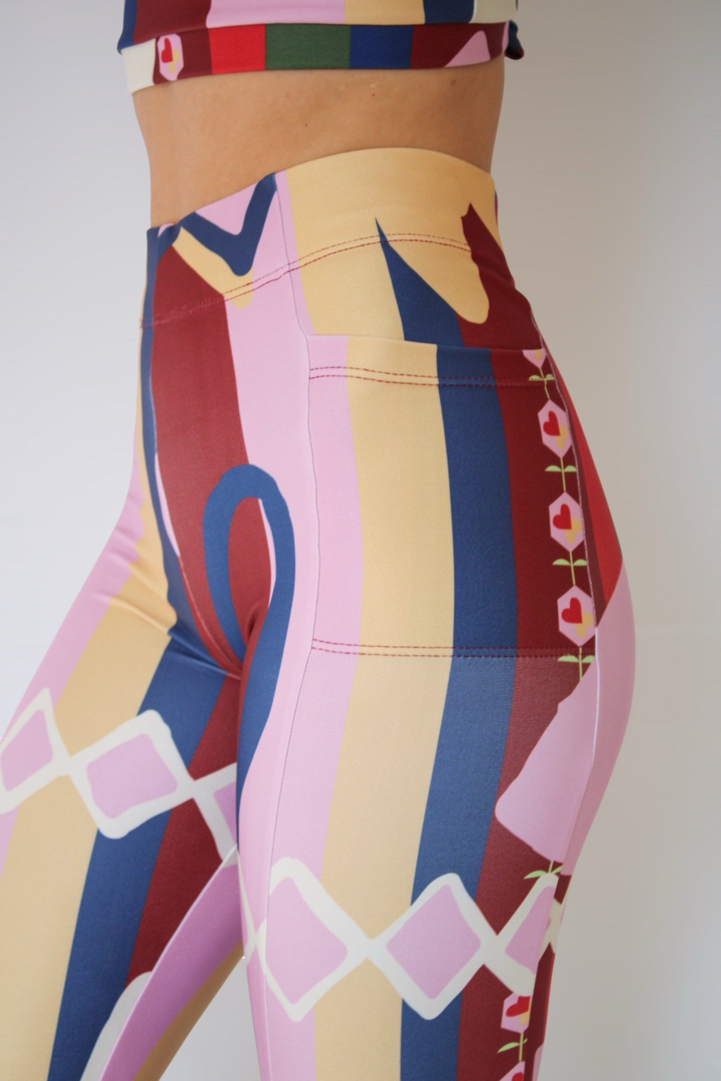 Cherry Brandy Lycra · Flattering fit