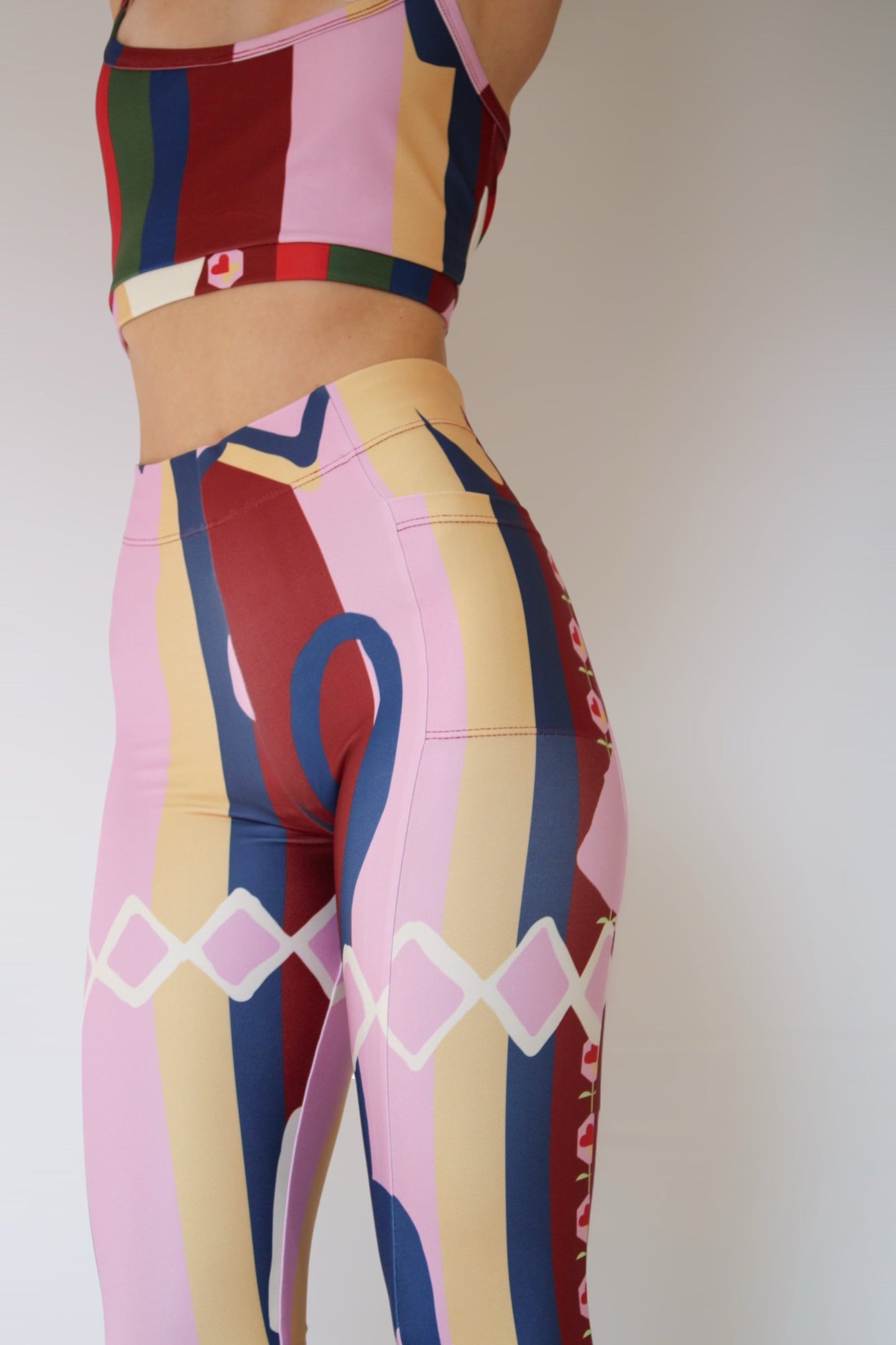 Cherry Brandy Lycra · Flattering fit