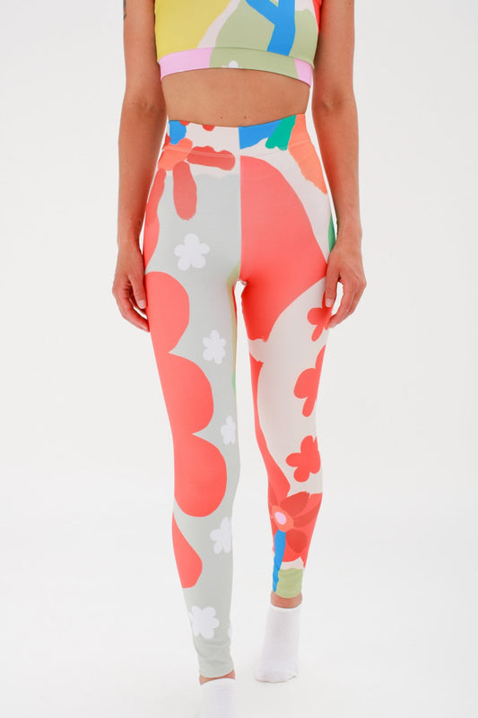 Red Flower Lycra · Flattering Cut