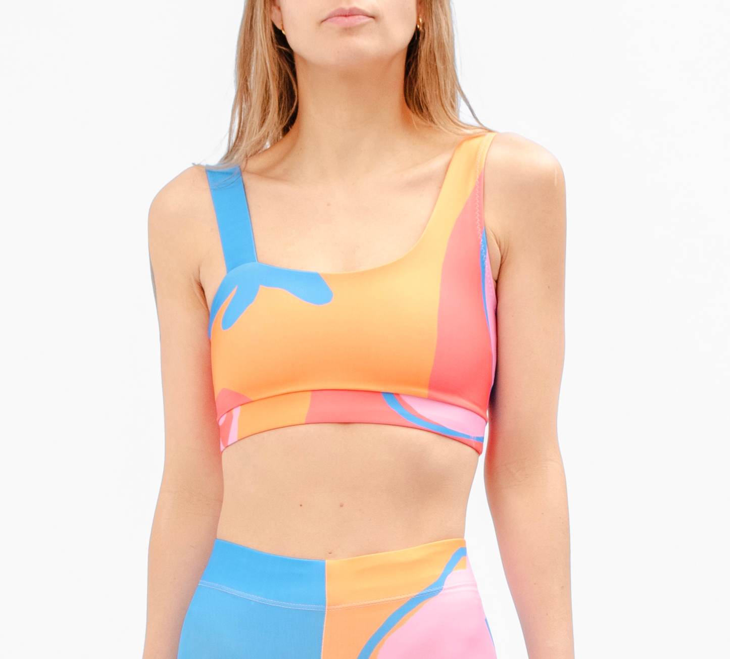 Bloom Blue Top · Train & swim