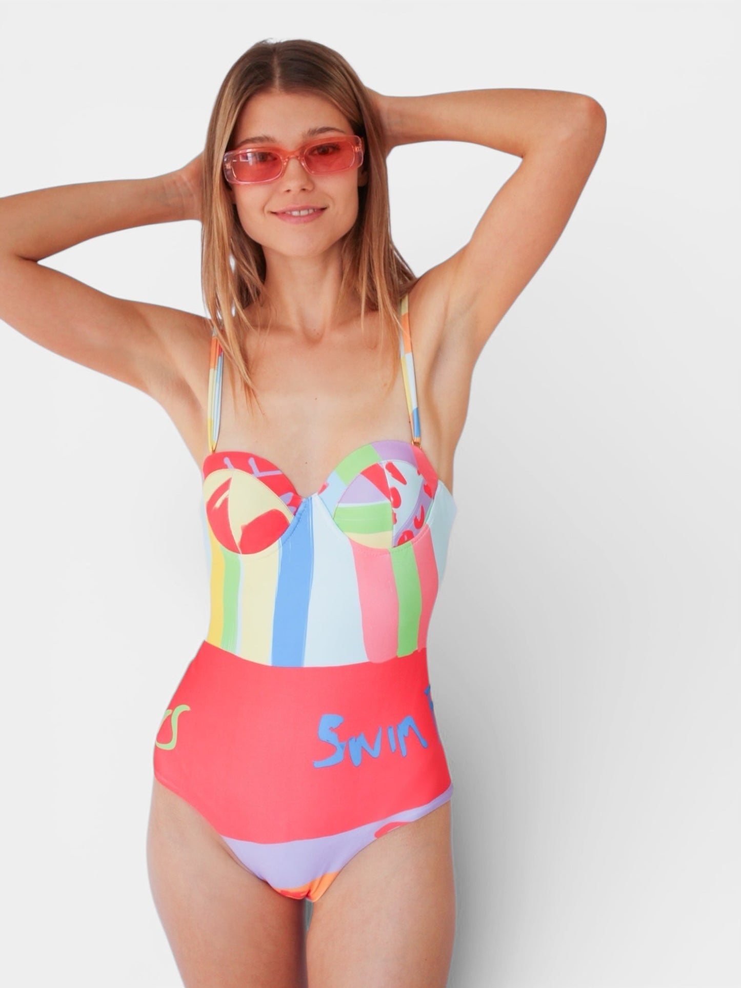 Pop Favours Bustier one-piece · Flattering Silhouette